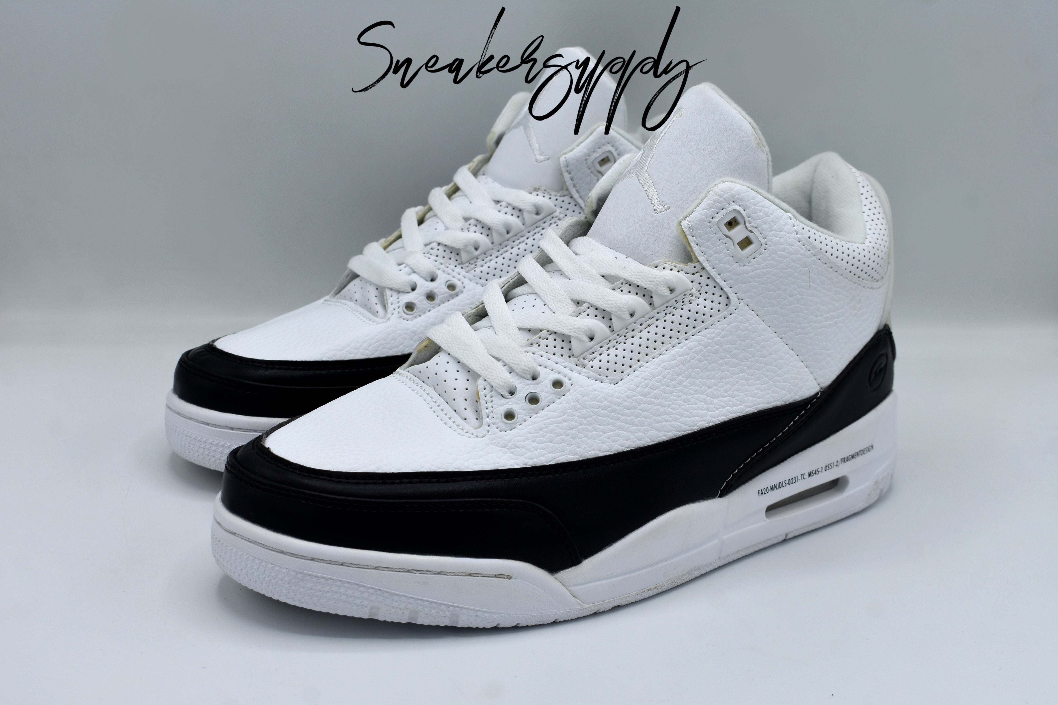 Fragment Design x Air Jordan 3 Retro SP "White" [PREMIUM BATCH] with OG Fragemnt Box