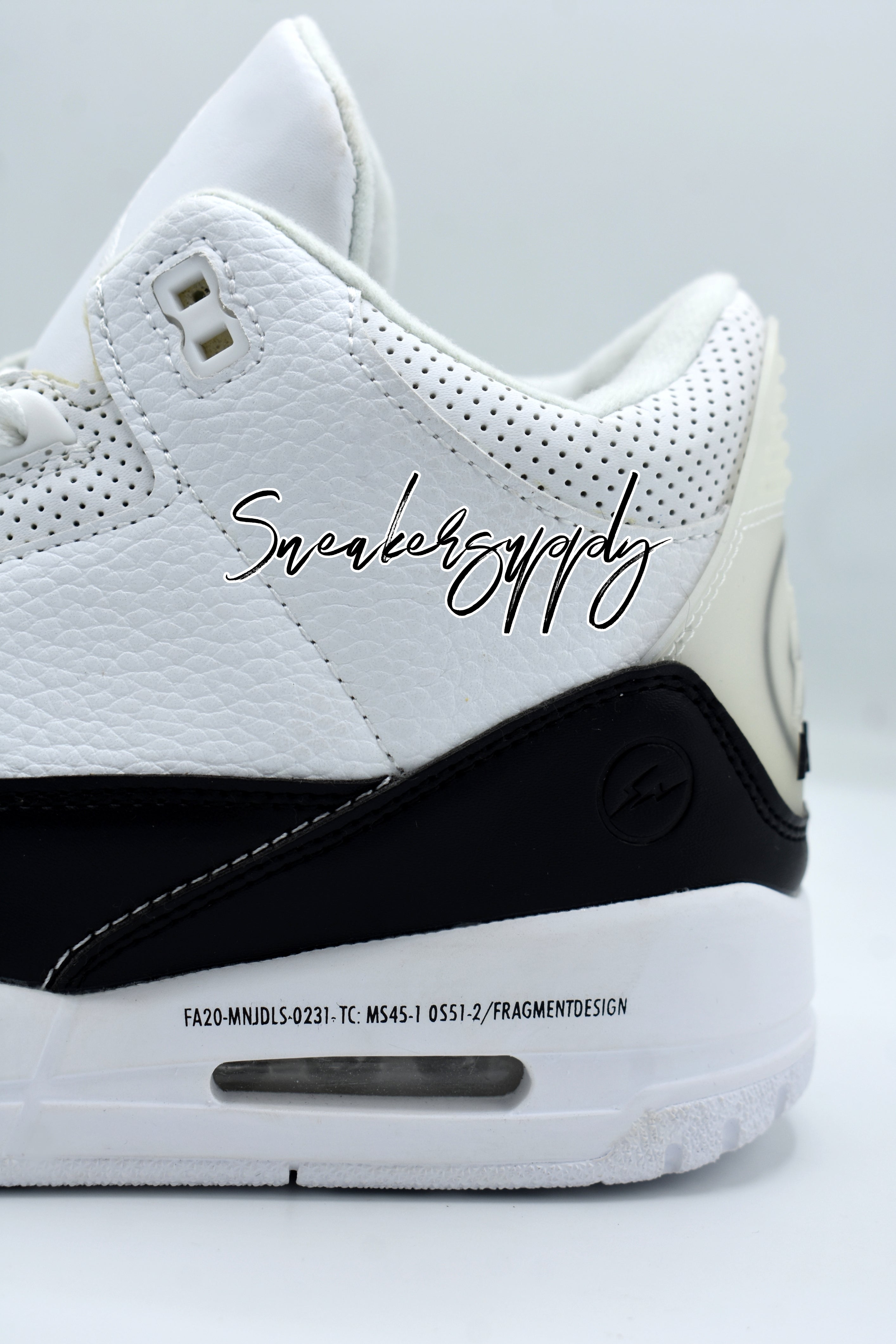 Fragment Design x Air Jordan 3 Retro SP "White" [PREMIUM BATCH] with OG Fragemnt Box