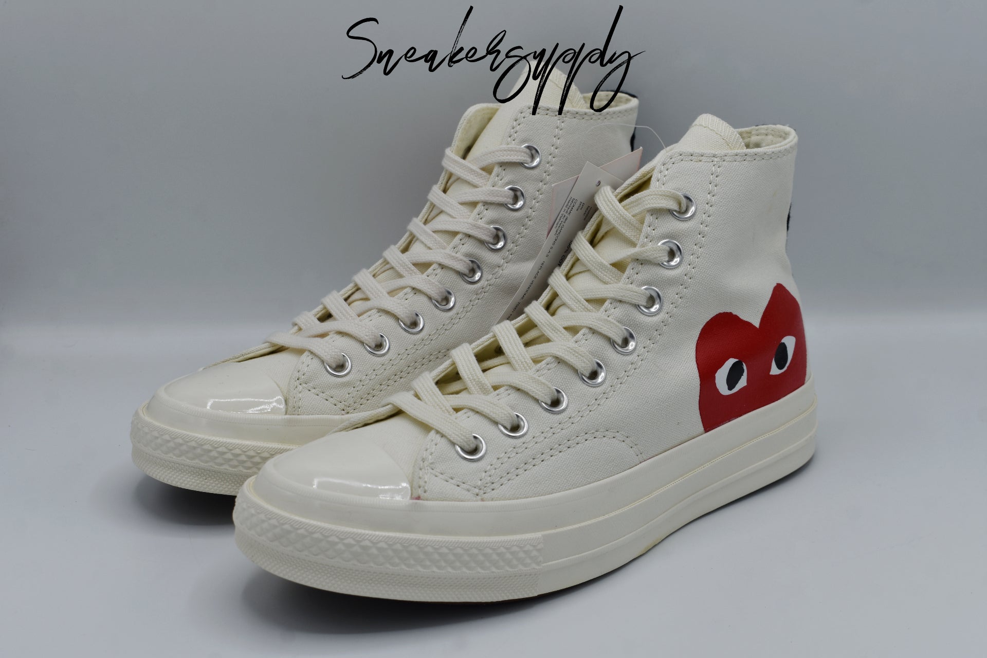 Converse All Star High Comme De Garcons White